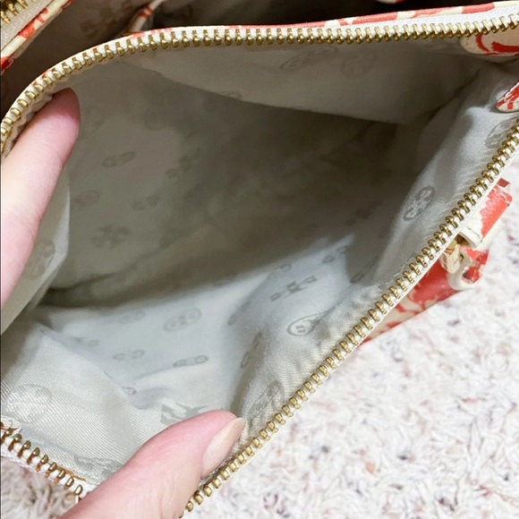 Tory Burch Handbag Robinson Collection18 Floral - Picture 6 of 12